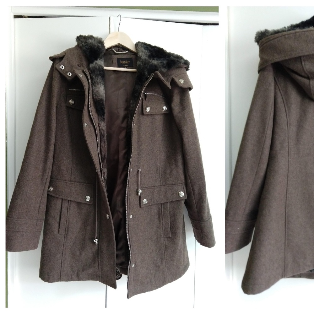laundry by shelli segal, size 14 warm coat